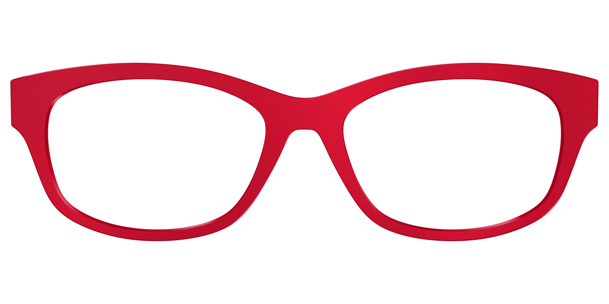 The Matte Red - Front Top Image - Pair Eyewear