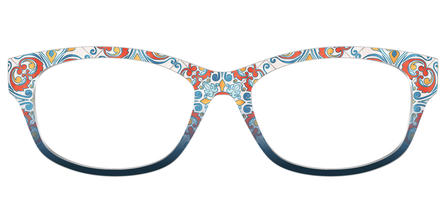 The Mediterranean Tile - Front Top Image - Pair Eyewear