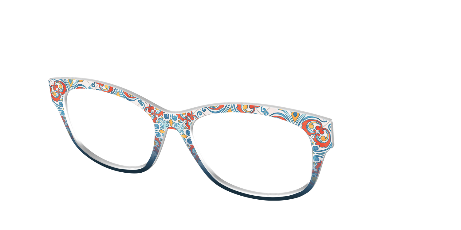 The Mediterranean Tile - Angle Top Image - Pair Eyewear