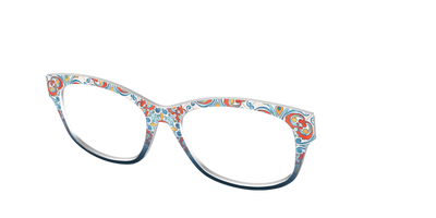 The Mediterranean Tile - Angle Top Thumbnail - Pair Eyewear