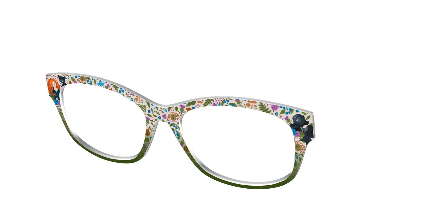 Merida's Brave and Bold Floral - Angle Top Image - Pair Eyewear