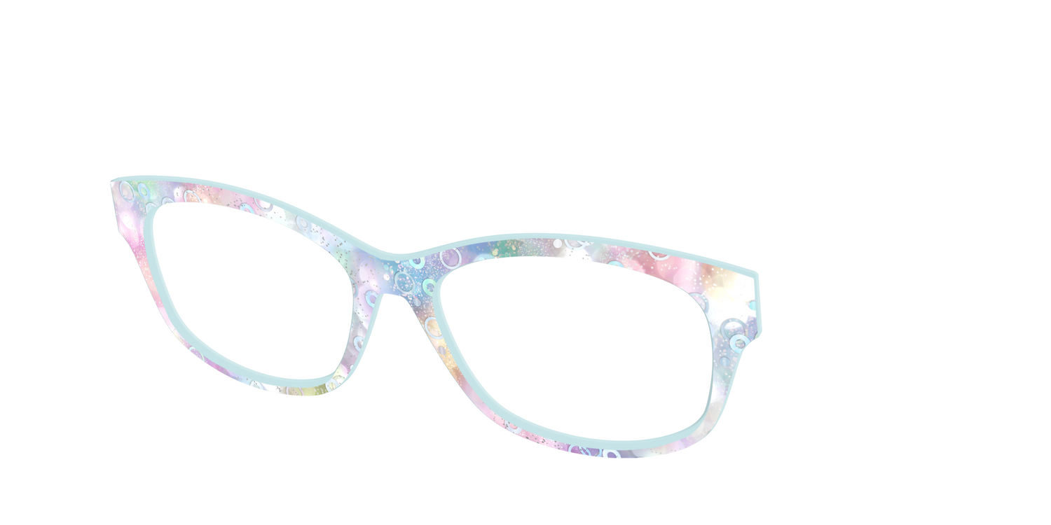 The Mermaid Bokeh with Bubble Glitter - Angle Top Image - Pair Eyewear