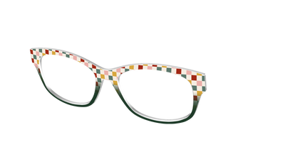 The Merry Mod Check - Angle Top Thumbnail - Pair Eyewear