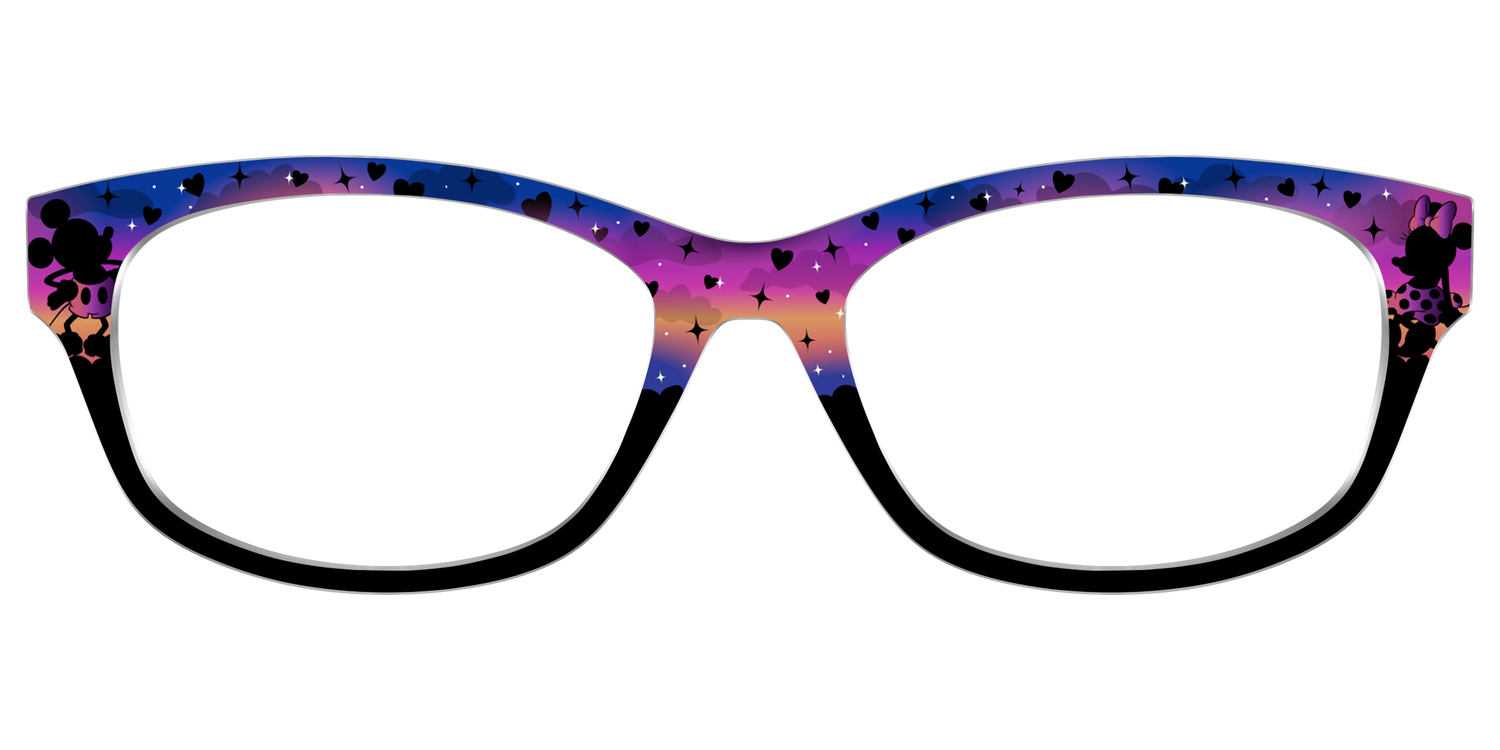 The Mickey & Minnie Shadow Play - Front Top Image - Pair Eyewear