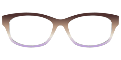 The Mocha to Light Lavender Gradient - Front Top Thumbnail - Pair Eyewear