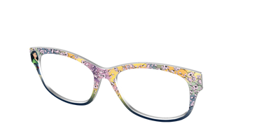 Mulan's Plum Blossoms - Angle Top Thumbnail - Pair Eyewear