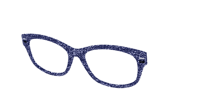 The Navy Sparkle - Angle Top Thumbnail - Pair Eyewear