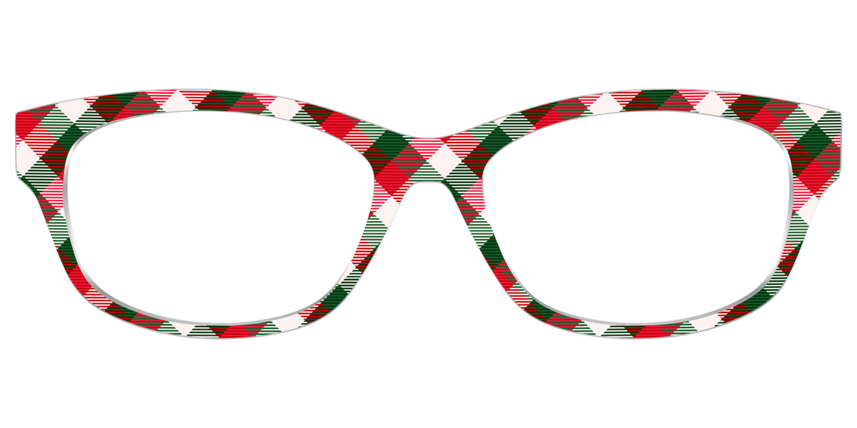 The Nice List Plaid - Front Top Image - Pair Eyewear