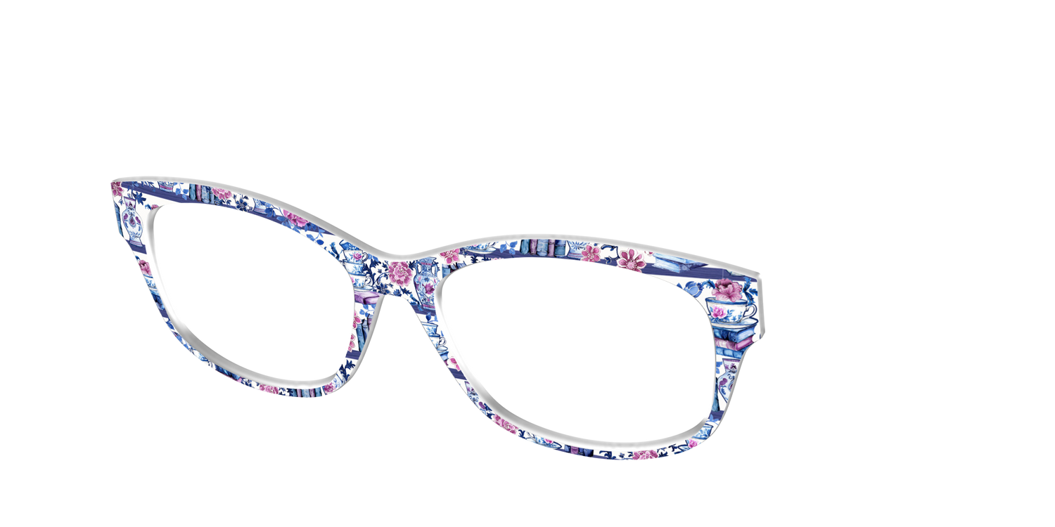 The Novelist Bookshelf - Angle Top Image - Pair Eyewear