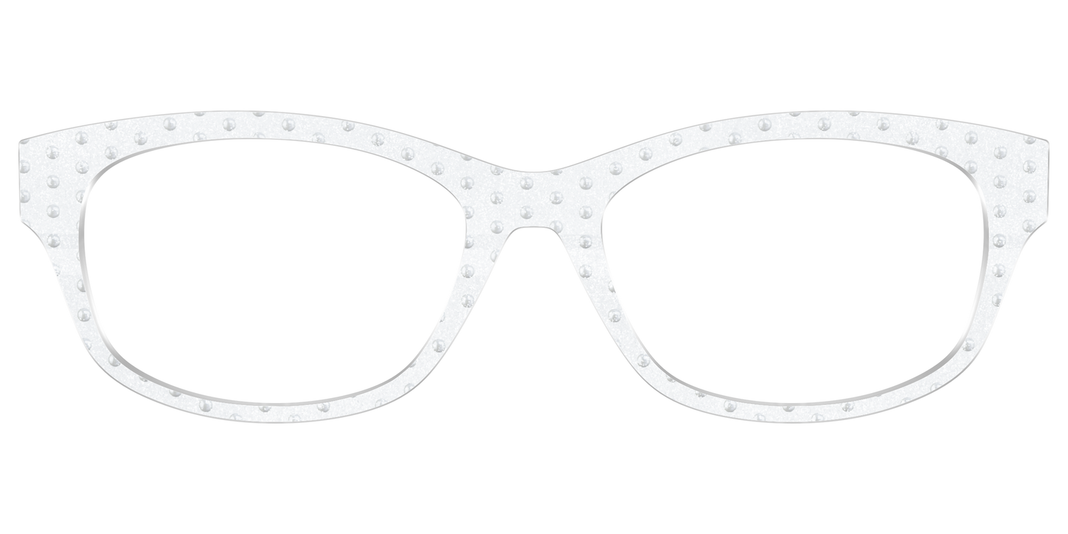 The Pearl Shimmer Polka Dots - Front Top Image - Pair Eyewear
