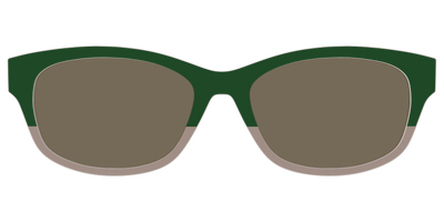 The Polarized Cedar & Sap Crystal Split Sun Top - Front Top Thumbnail - Pair Eyewear