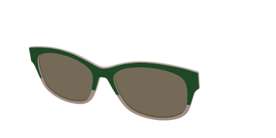 The Polarized Cedar & Sap Crystal Split Sun Top - Angle Top Thumbnail - Pair Eyewear