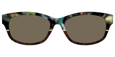 The Polarized Mirage Split with Gold Foil Sun Top - Front Top Thumbnail - Pair Eyewear