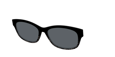 The Polarized Shaded Tortoise Sun Top - Angle Top Thumbnail - Pair Eyewear