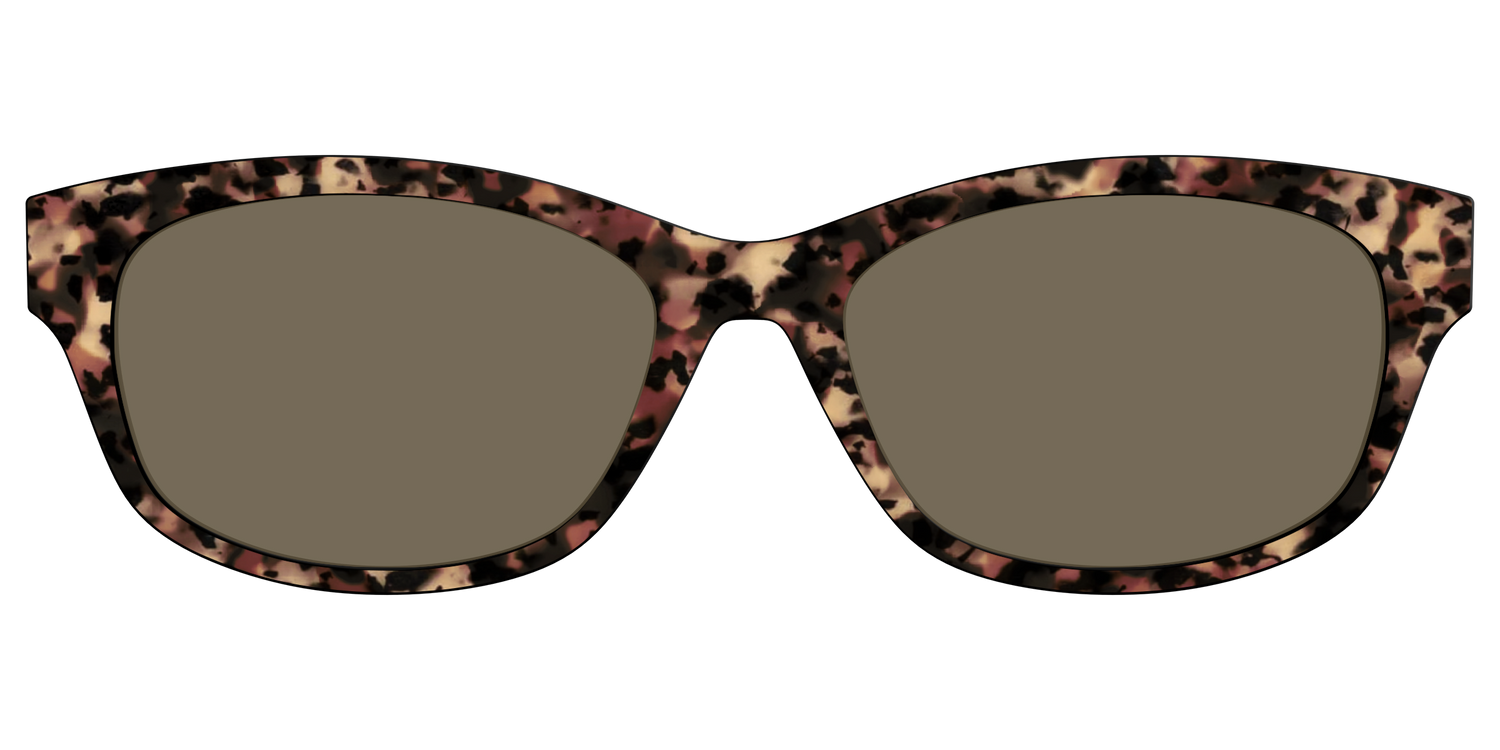 The Polarized Sienna Tortoise Sun Top - Front Top Image - Pair Eyewear