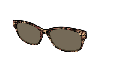 The Polarized Sienna Tortoise Sun Top - Angle Top Thumbnail - Pair Eyewear