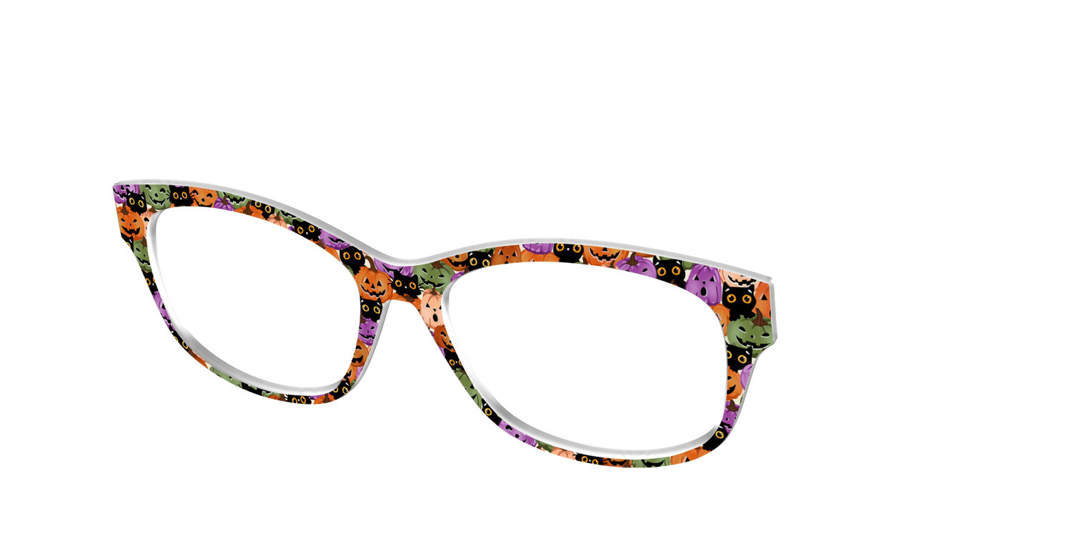 The Purring Pumpkins - Angle Top Image - Pair Eyewear