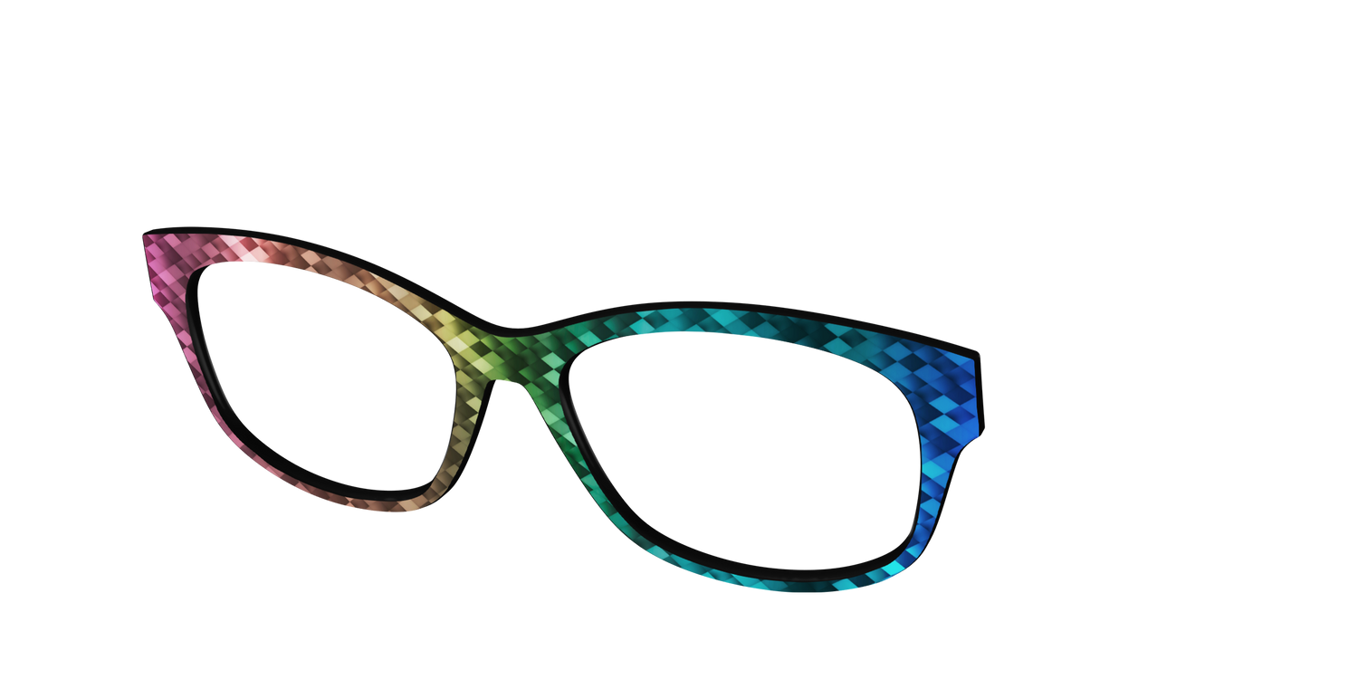 The Rainbow Prism - Angle Top Image - Pair Eyewear