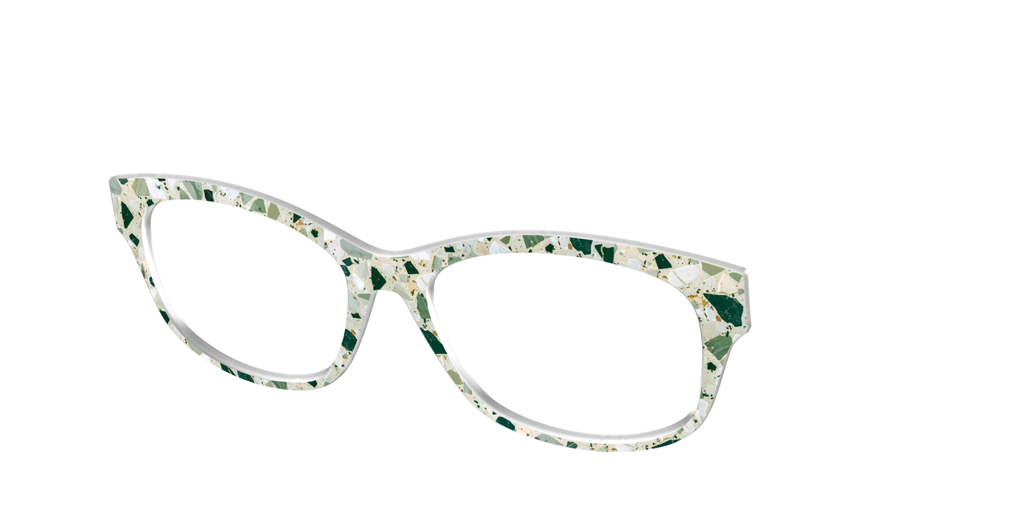 The Sage Terrazzo - Angle Top Image - Pair Eyewear