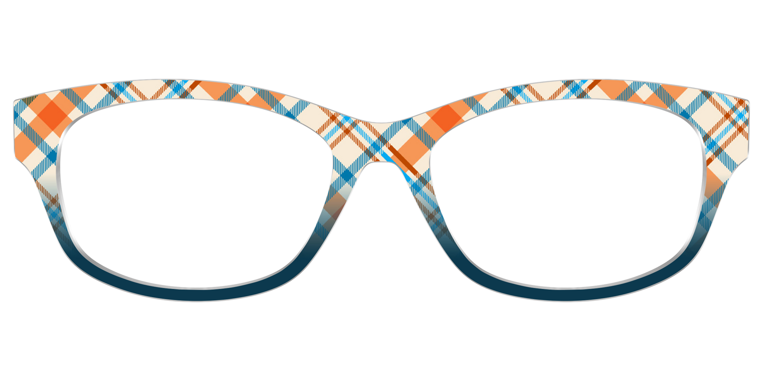 The Sailing Plaid - Front Top Image - Pair Eyewear