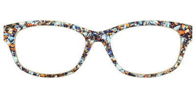 The Seashell Tortoise with Holographic Glitter - Front Top Thumbnail - Pair Eyewear