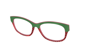 The Shimmer Strawberry - Angle Top Thumbnail - Pair Eyewear