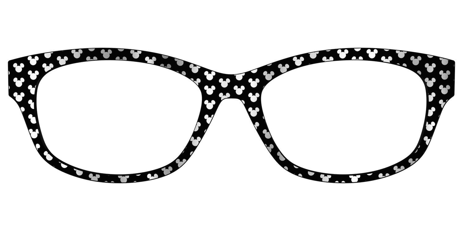 The Silver Foil Mickey - Front Top Image - Pair Eyewear
