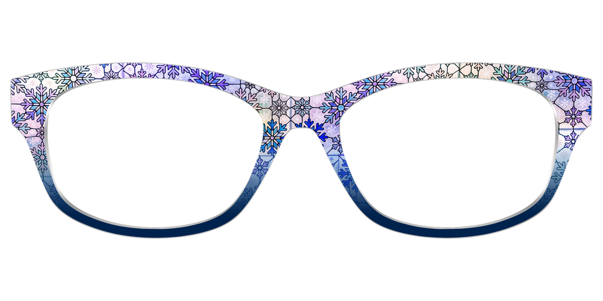 The Snowfall Stained Glass - Front Top Image - Pair Eyewear