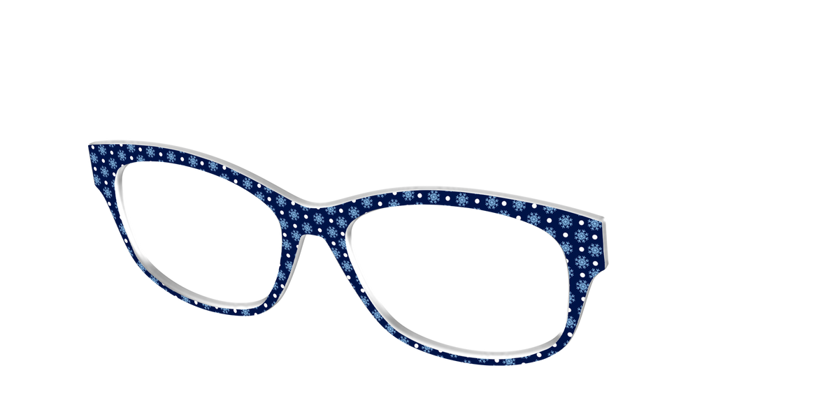 The Snowflake Polka Dot - Angle Top Image - Pair Eyewear