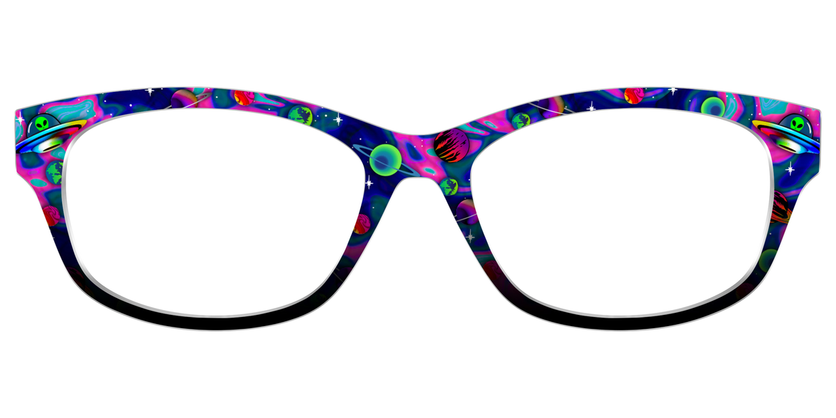 The Space Invasion Marble - Front Top Image - Pair Eyewear