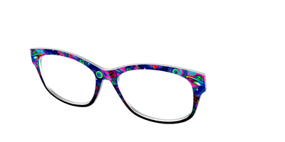 The Space Invasion Marble - Angle Top Thumbnail - Pair Eyewear