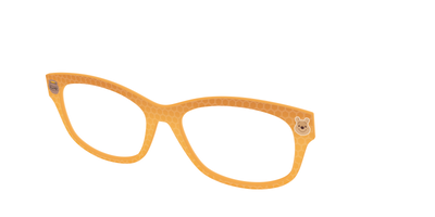 Time for Hunny Crystal Honeycomb - Angle Top Thumbnail - Pair Eyewear
