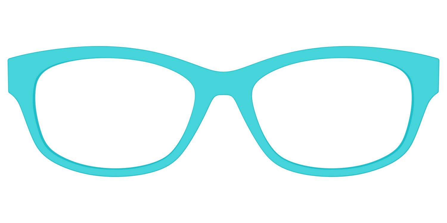The Turquoise - Front Top Image - Pair Eyewear