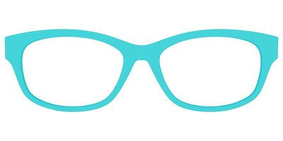 The Turquoise - Front Top Thumbnail - Pair Eyewear