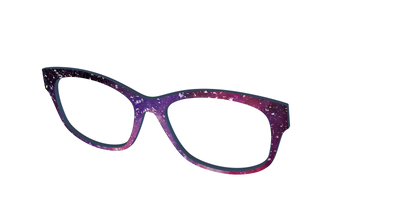 The Twilight Sky with Holographic Glitter - Angle Top Thumbnail - Pair Eyewear