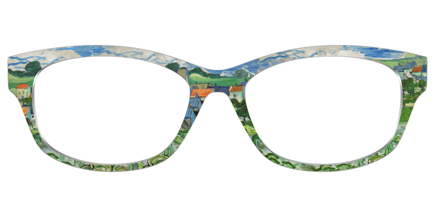 The View of Auvers-Sur-Oise - Front Top Image - Pair Eyewear