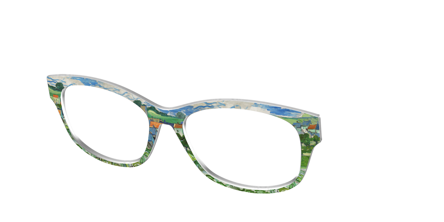 The View of Auvers-Sur-Oise - Angle Top Image - Pair Eyewear