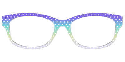 The Violet to Thistle Gradient Polka Dot - Front Top Thumbnail - Pair Eyewear