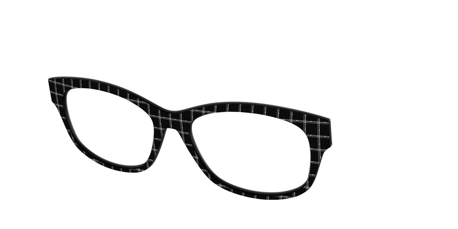 The Windowpane Plaid - Angle Top Image - Pair Eyewear
