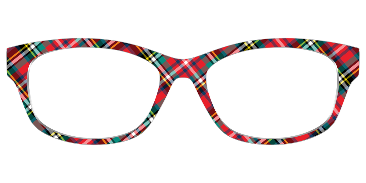 The Winter Plaid - Front Top Image - Pair Eyewear