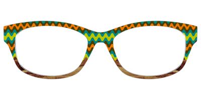 The Woodgrain Waves - Front Top Thumbnail - Pair Eyewear