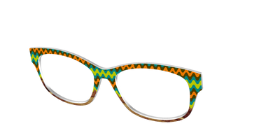 The Woodgrain Waves - Angle Top Thumbnail - Pair Eyewear