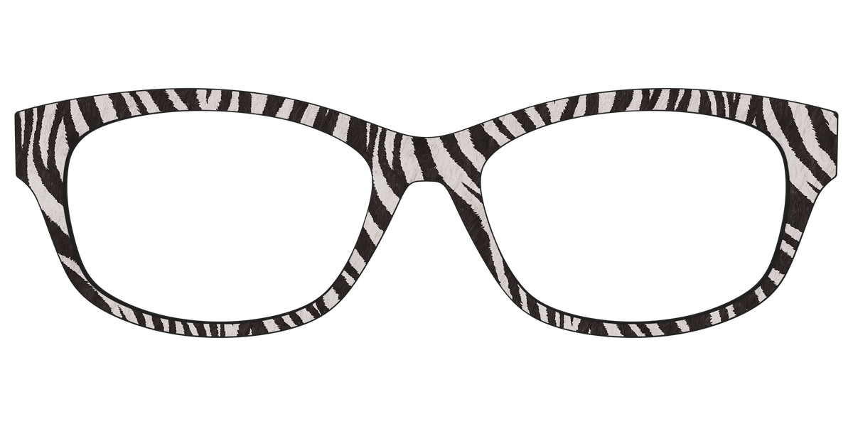 The Zebra Stripes - Front Top Image - Pair Eyewear