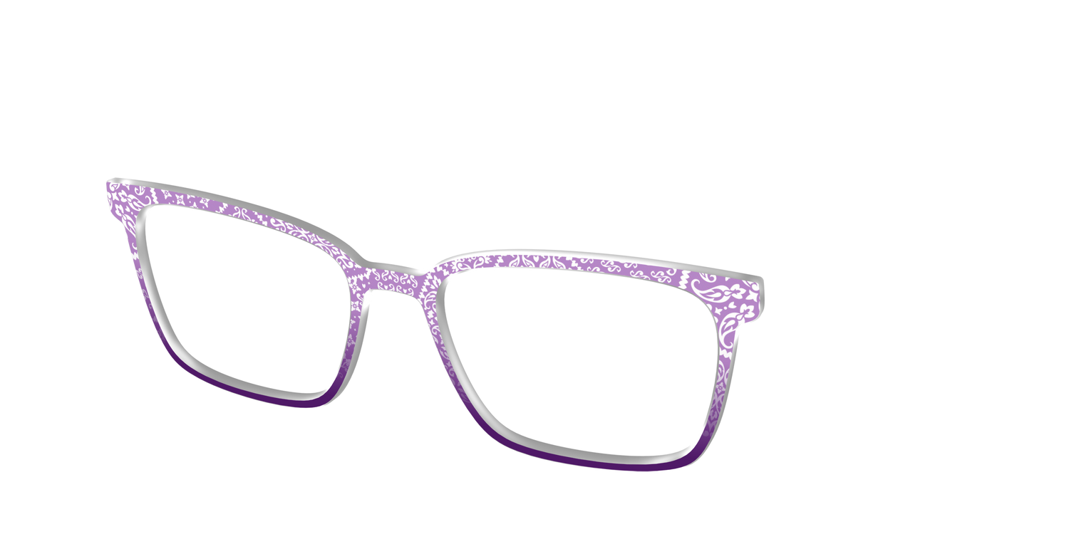 The Amethyst Patchwork - Angle Top Image - Pair Eyewear