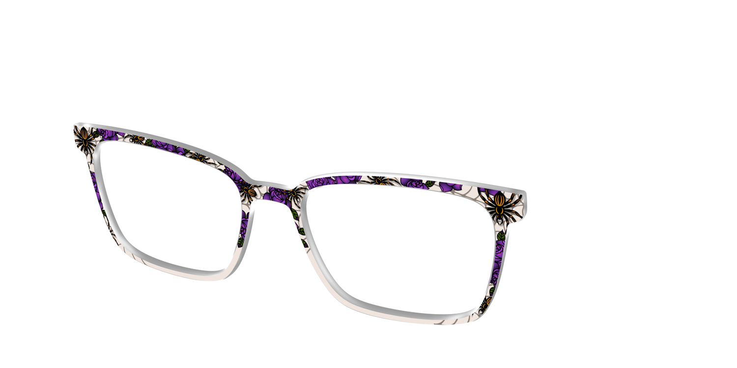 The Arachnid Rosebuds - Angle Top Image - Pair Eyewear
