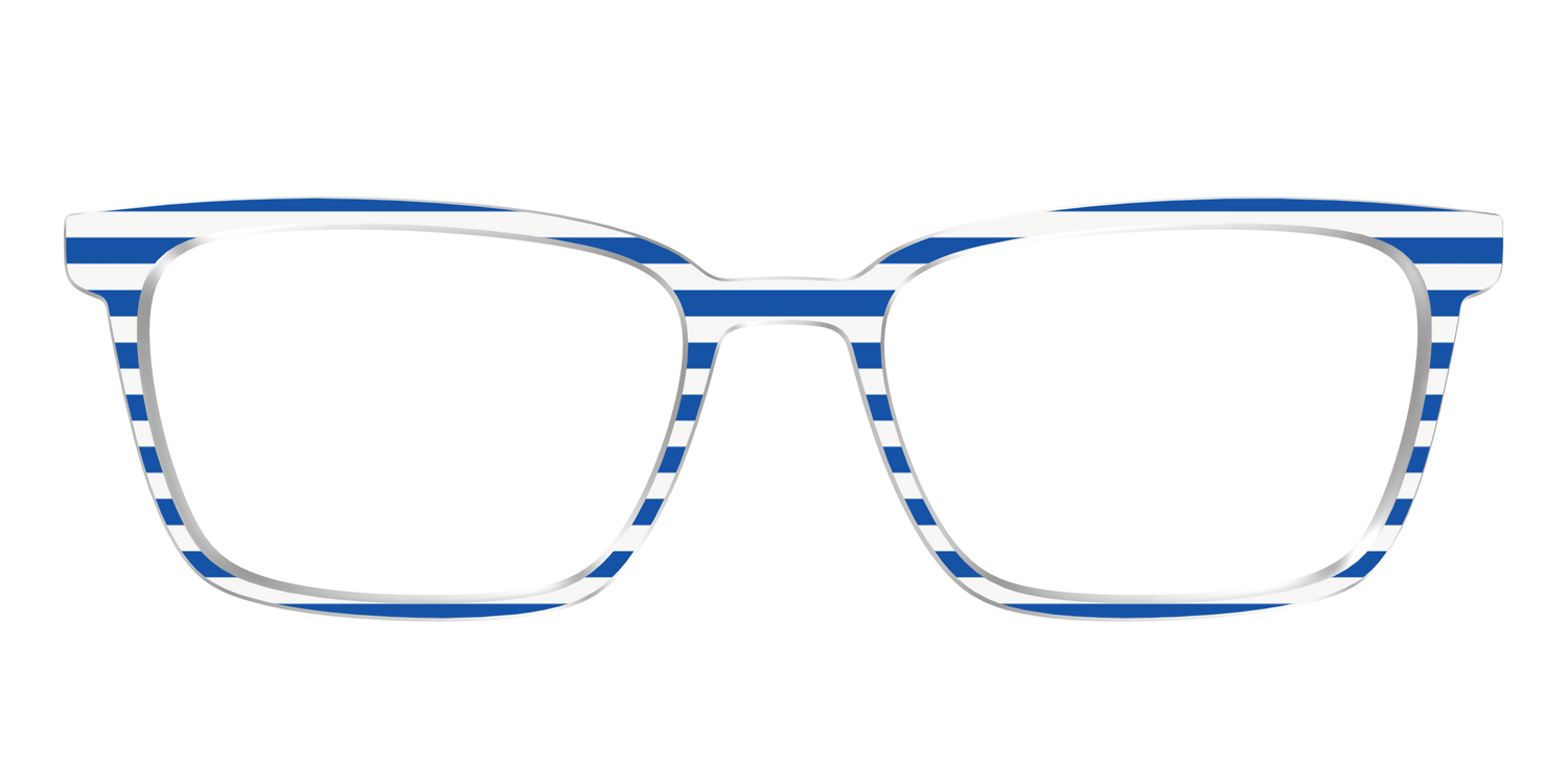 The Beach Umbrella Stripes - Front Top Image - Pair Eyewear