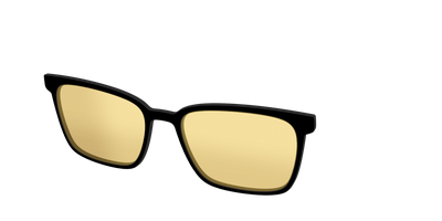 The Black With Citrine Yellow Lens - Angle Top Thumbnail - Pair Eyewear