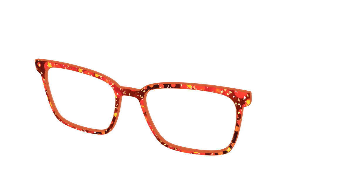 The Blazing Bokeh with Gold Flakes - Angle Top Image - Pair Eyewear