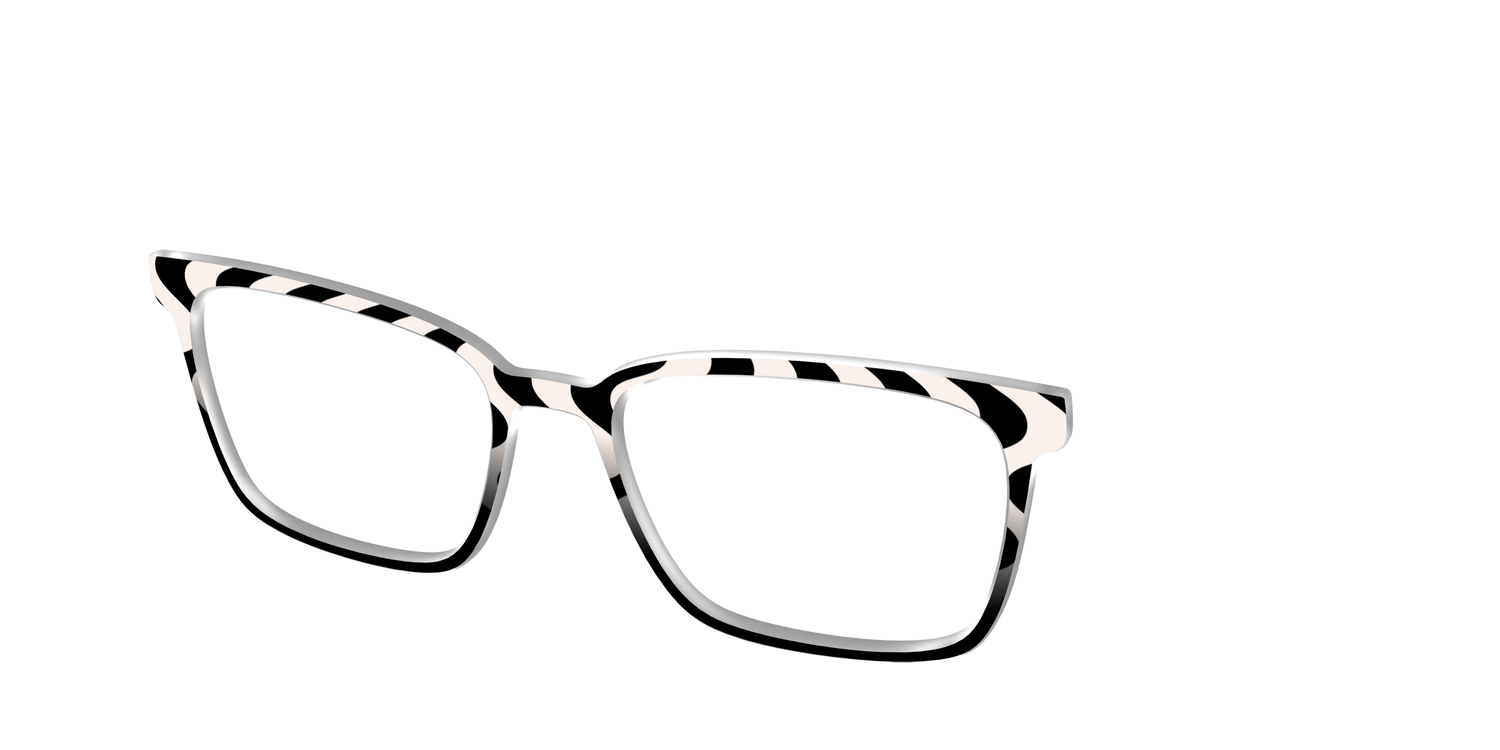 The Bold Waves - Angle Top Image - Pair Eyewear