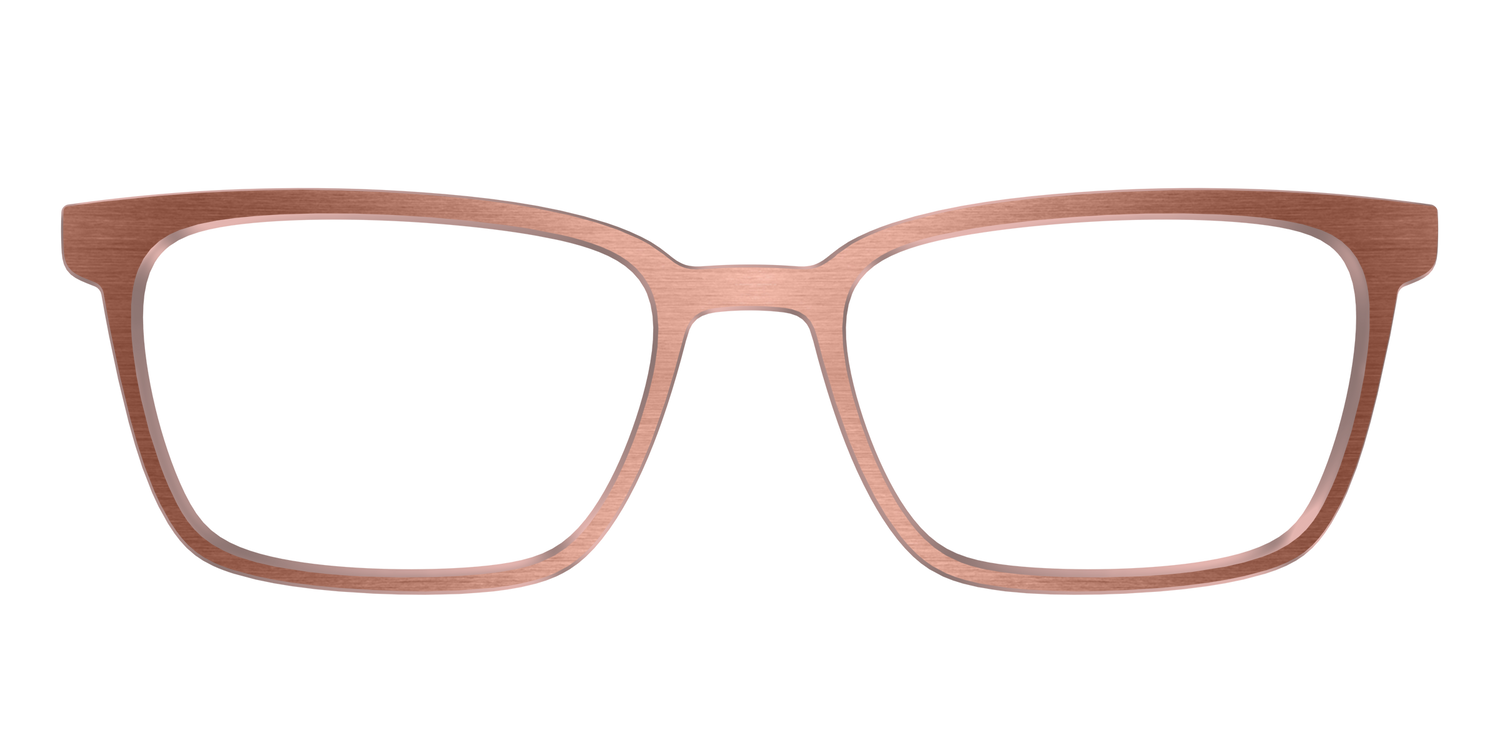 The Brushed Champagne - Front Top Image - Pair Eyewear
